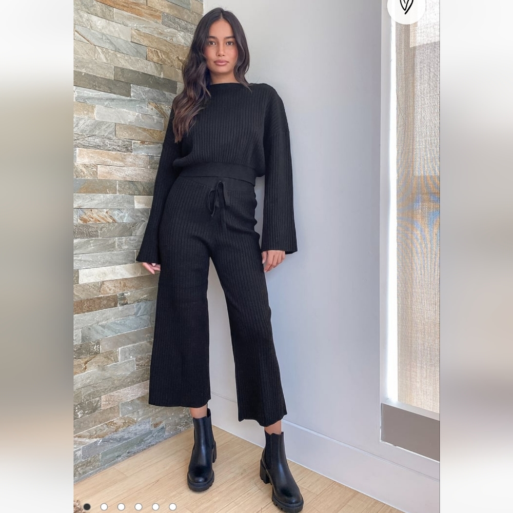 Wide Leg Pants With top